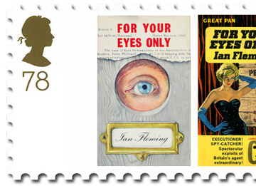 FOR YOUR EYES ONLY mock-up stamps