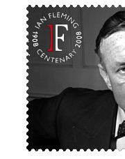 Ian Fleming mock-up stamp 