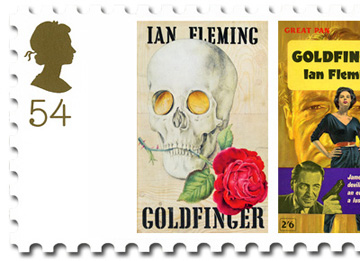 GOLDFINGER mock-up stamps