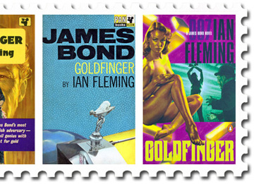 GOLDFINGER mock-up stamps