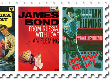 FROM RUSSIA WITH LOVE mock-up stamps