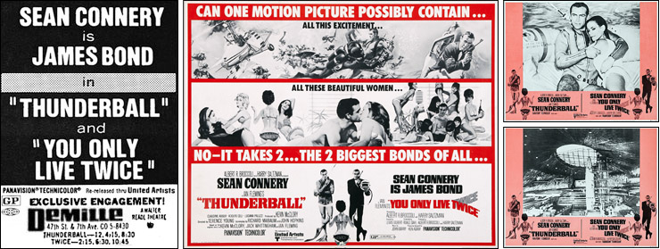 Thunderball/You Only Live Twice USA 1971