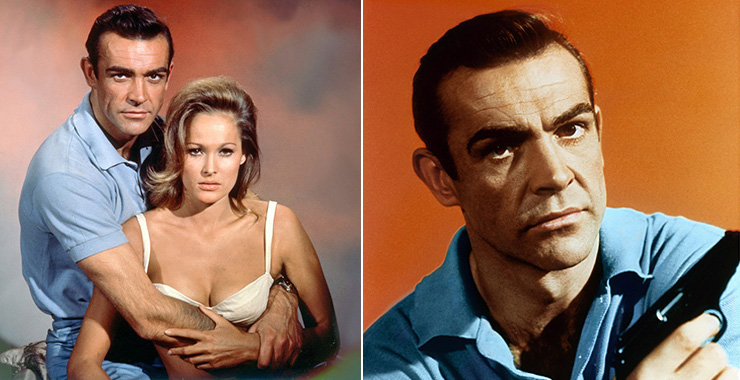 Sean Connery and Ursula Andress publicity stills Dr. No (1962)