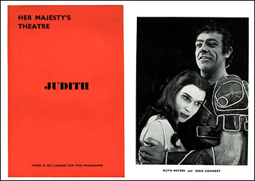 Judith Her Majesty's Theatre, Haymarket 1962
