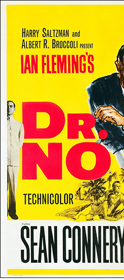 Dr. No (1962) Quad-crown poster