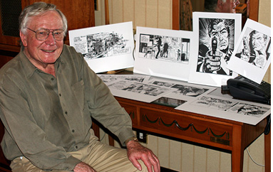 Horak with examples of his work