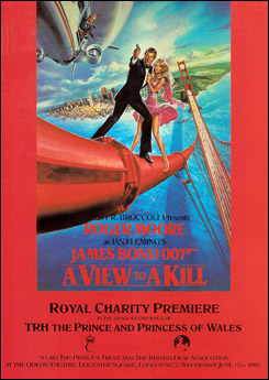 A View To A Kill Premiere Brochure