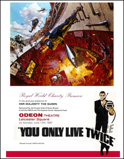 You Only Live Twice Premiere Brochure