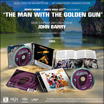 The Man With The Golden Gun La-La Land Limited Edition 50th Anniversary CD