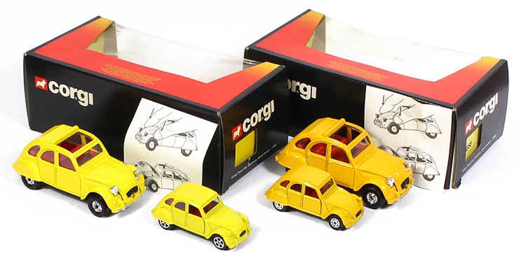 Corgi 1358  Citron 2CV Twin Pack (1982)