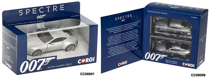 Corgi spectre editions  Aston Martin DB10 & DB5