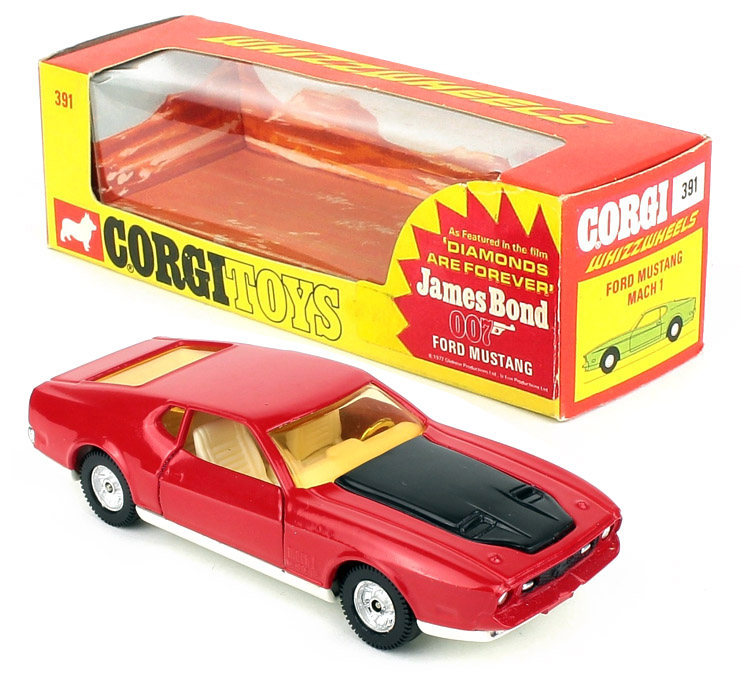 Corgi 391  James Bond Ford Mustang (1972)