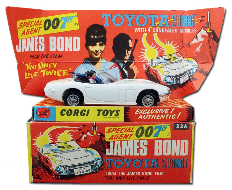 Corgi 336 James Bond Toyota 2000GT packaging