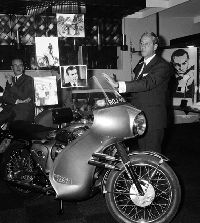 B.S.A. Lightning at the 1965 Men's Fashion Fair Amsterdam