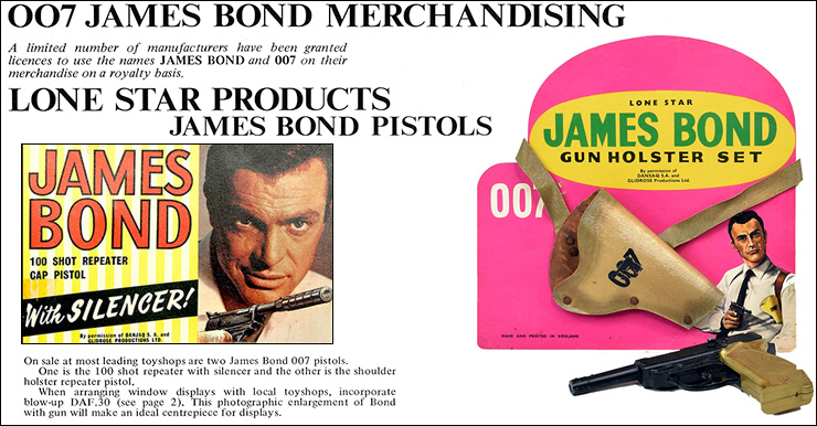 Diamonds Are Forever (1971) Lone Star gun holster set