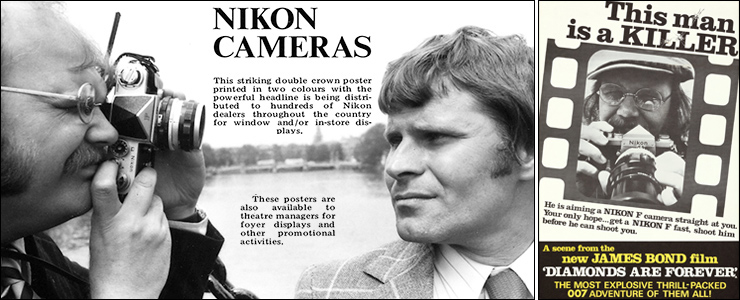 Diamonds Are Forever (1971) Nikon Cameras tie-in