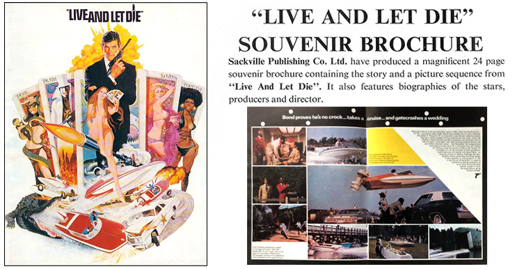 Live And Let Die (1973) Souvenir Brochure