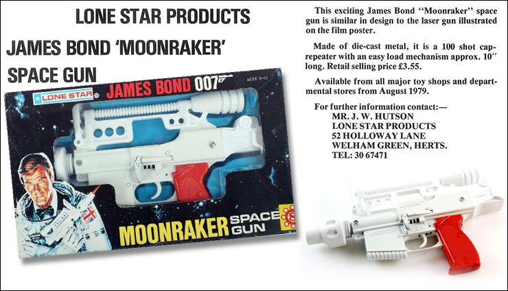 Moonraker (1979) Lone Star space gun