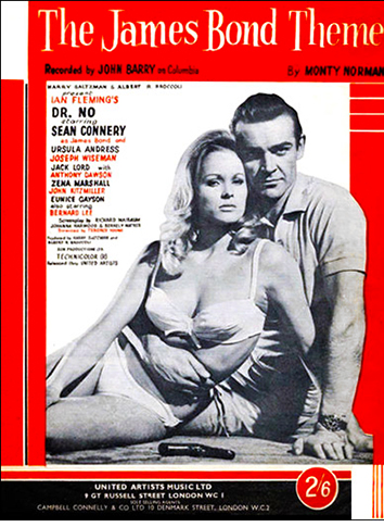 The James Bond Theme sheet music Dr. No (1962)