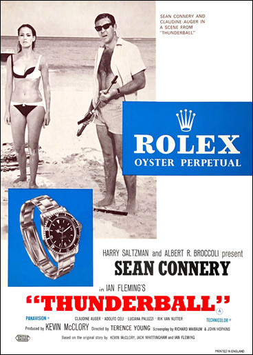 ROLEX Showcard Thunderball (1965)