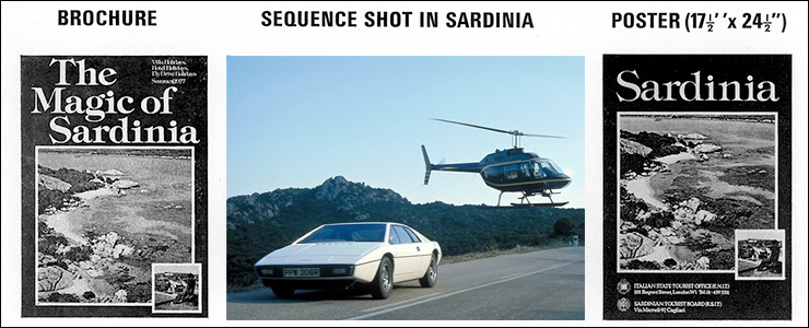 The Spy Who Loved Me (1977) Sardinia tie-in