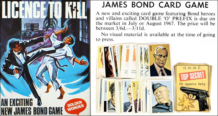 Licence To Kill card game You Only Live Twice (1967)