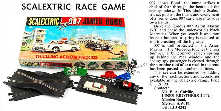 Scalextric Race Game You Only Live Twice (1967)