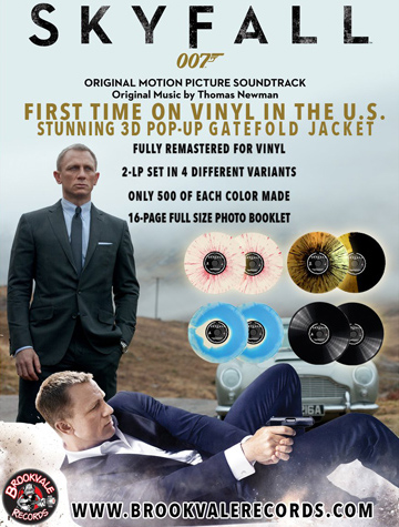 Brookvale Records Limited Edition Skyfall Vinyl LPs