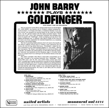 John Barry Plays Goldfinger 