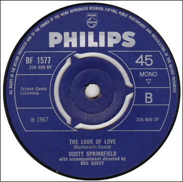 The Look of Love 45rpm single