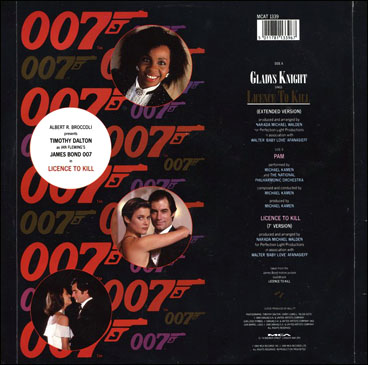 Licence To Kill 12" single back cover
