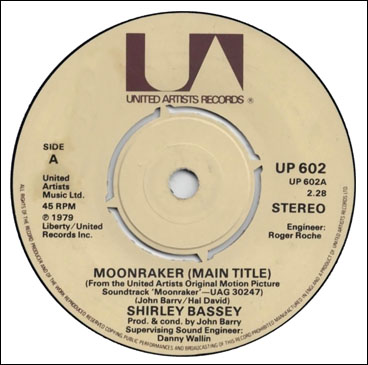 Moonraker [Main Title] 45 rpm single