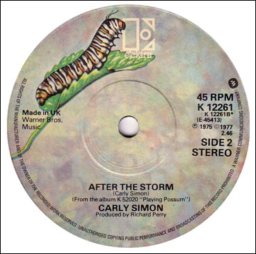 After The Storm 45rpm single