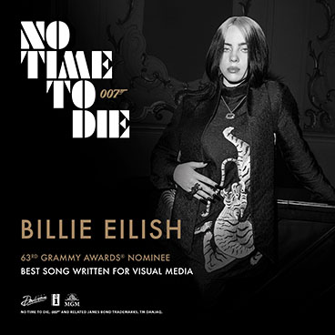 Billie Eilish No Time To Die GRAMMY nomination