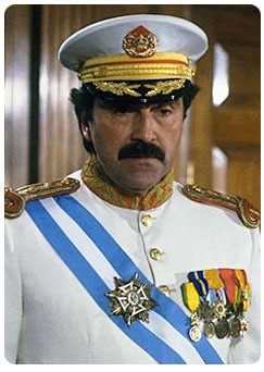 President Hector Lopez played by Pedro Armendariz Jr.