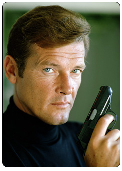 Roger Moore as James Bond