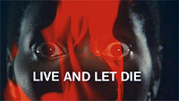 LIVE AND LET DIE TITLE SCREEN