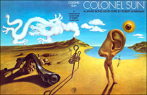 COLONEL SUN FIRST EDITION 1968 artwork by Tom Adams