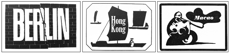 Thrilling Cities Milton Glaser illustrations 1964