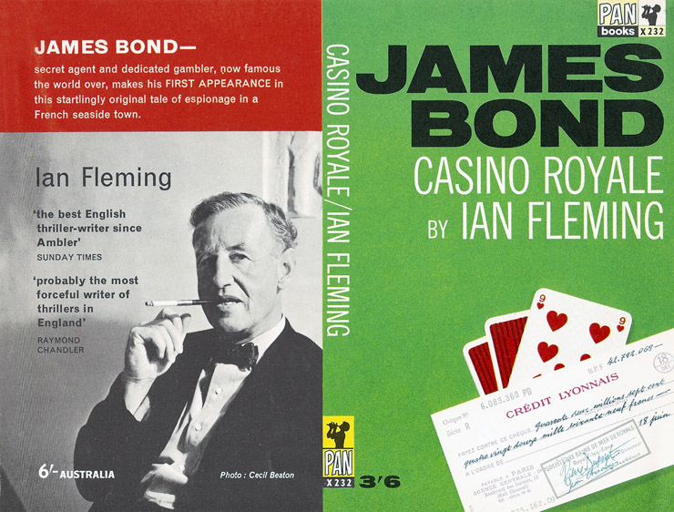 CASINO ROYALE cover designed by Raymond Hawkey