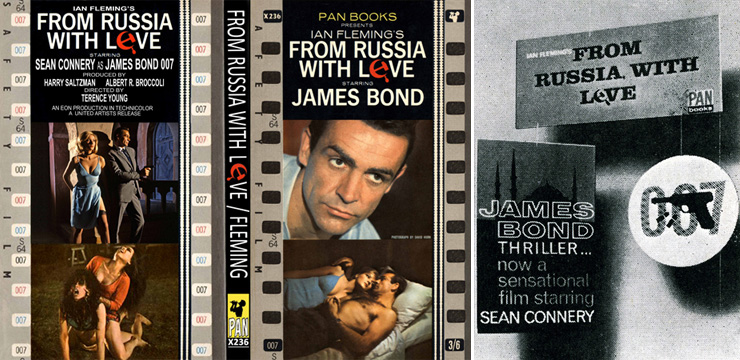 FROM RUSSIA, WITH LOVE film tie-in edition and hanging promotional materials