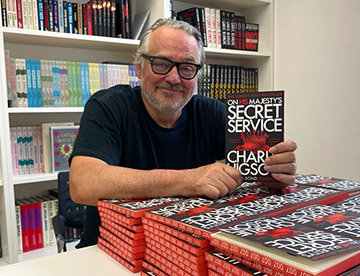 Charlie Higson's best-seller ON HIS MAJESTY'S SECRET SERVICE limited edition paperback 2024