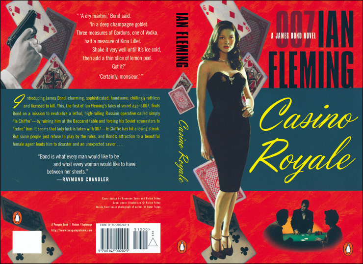 CASINO ROYALE  Penguin paperback Cover design by Roseanne Serra and Richie Fahey