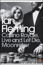CASINO ROYALE. LIVE AND LET DIE & MOONRAKER Penguin Modern Classics paperback