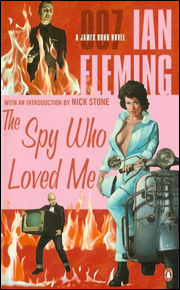 THE SPY WHO LOVED ME Penguin paperback Cover design by Roseanne Serra and Richie Fahey