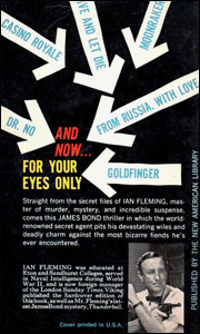 FOR YOUR EYES ONYL Signet Paperback REAR COVER