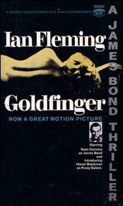 GOLDFINGER Signet Paperback movie tie-in edition