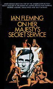 ON HER MAJESTY'S SECRET SERVICE Signet Paperback movie tie-in edition