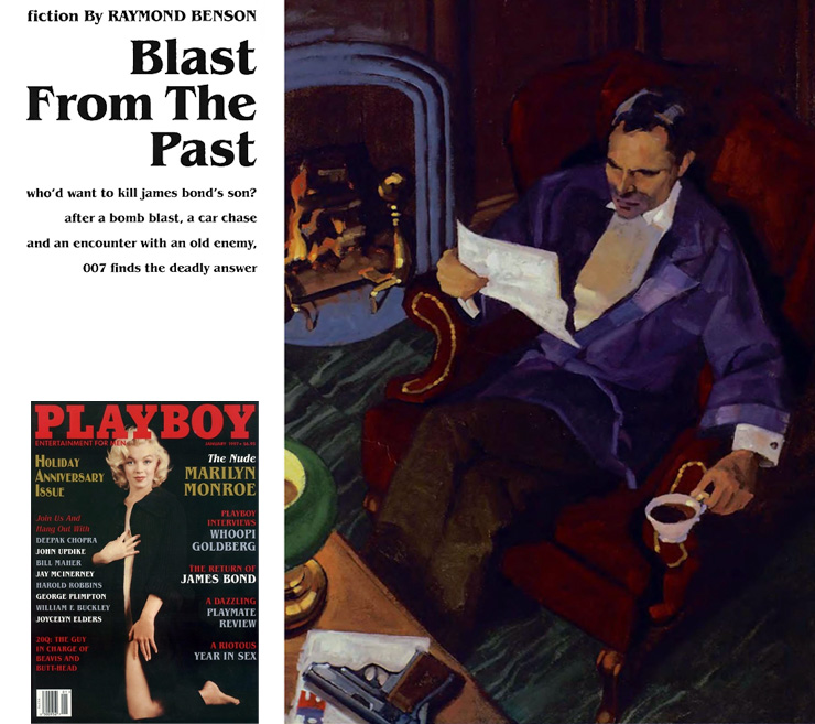 PLAYBOY January 1997 BLAST FROM THE PAST Illustrated by Gregory Manchess