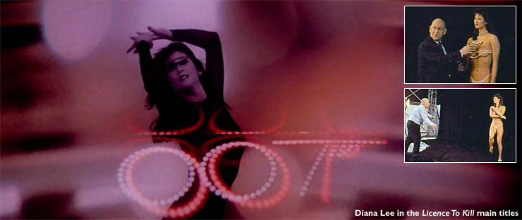 Diana Lee in the Licence To Kill main titles